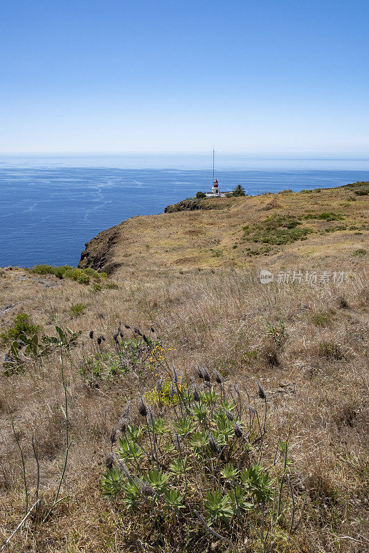 马德拉岛西海岸的Ponta do Pargo灯塔